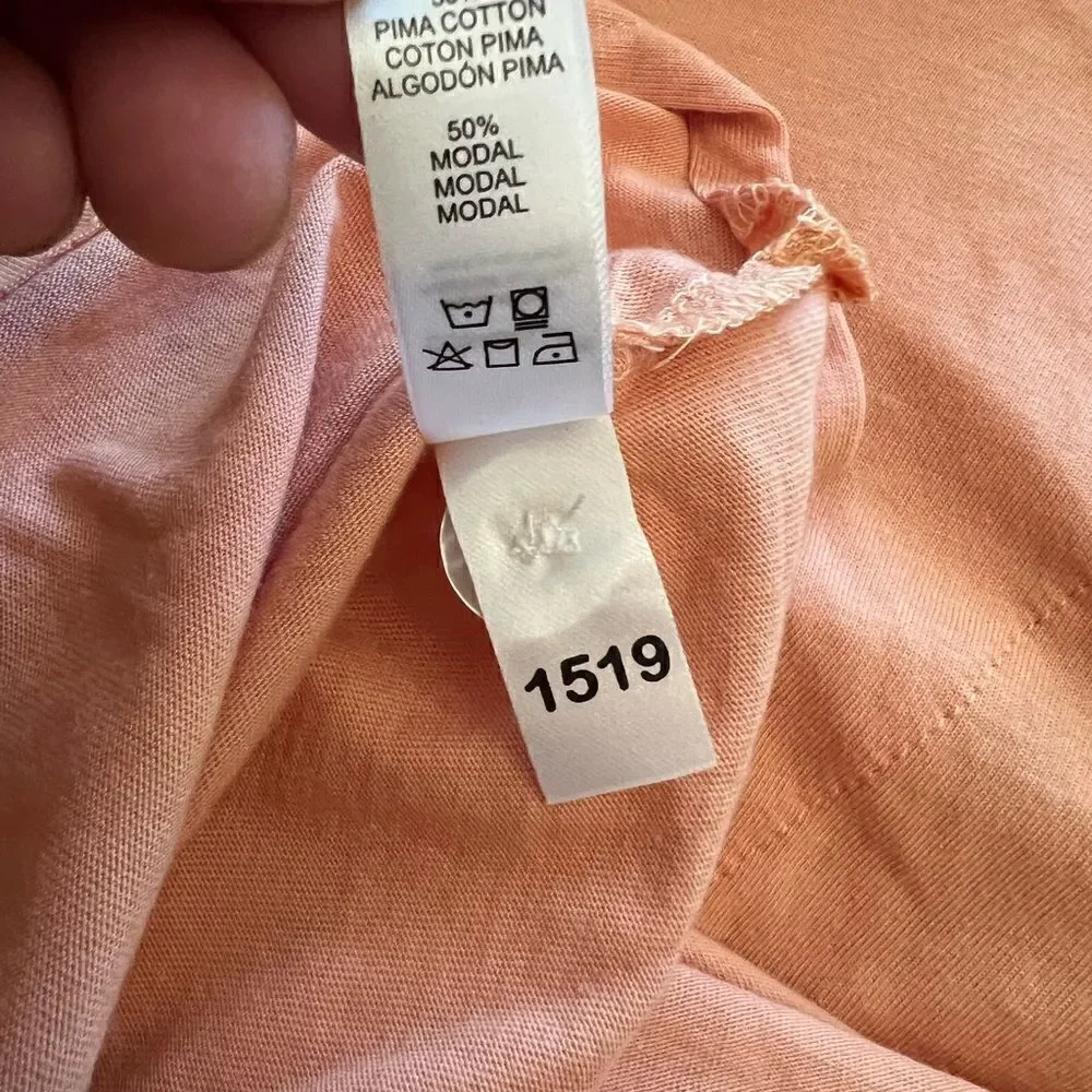 Women’s NWT soft Cosabella Copper Moon Ivory Long Sleeve pajama top.  Size PS
